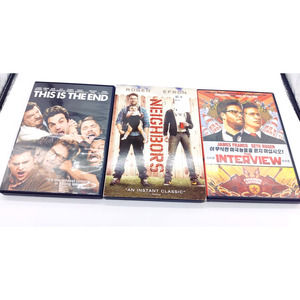 Seth Rogan DVD Lot 3 Movies This Is The End Neighbors The Interview James Franco
